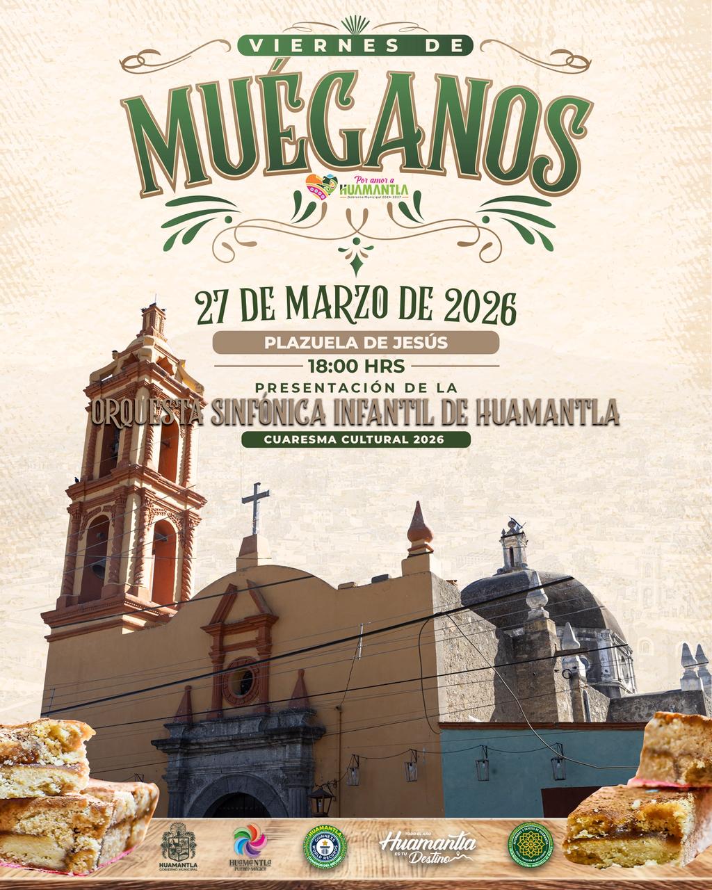 Huamantla impulsa el talento local con 'Viernes de Muéganos' en la Plazuela de Jesús